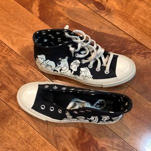 SCOOBY DOO CONVERSE (BLK & WHITE)